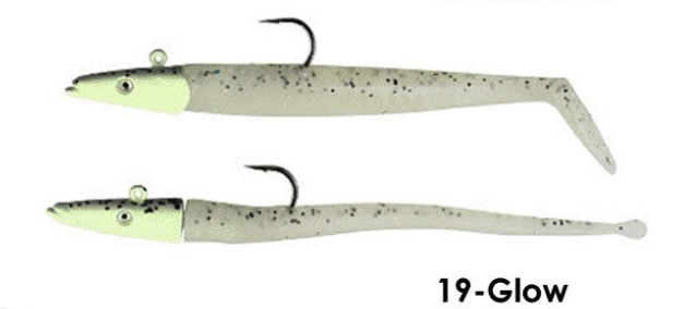 Savage gear Sandeel And Slug 10 cm 10 gr 4+2 Adet 19-Glow - 1