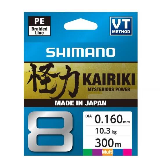 Shimano Kairiki 8 300m Multi 0.160mm/10.3kg - 1