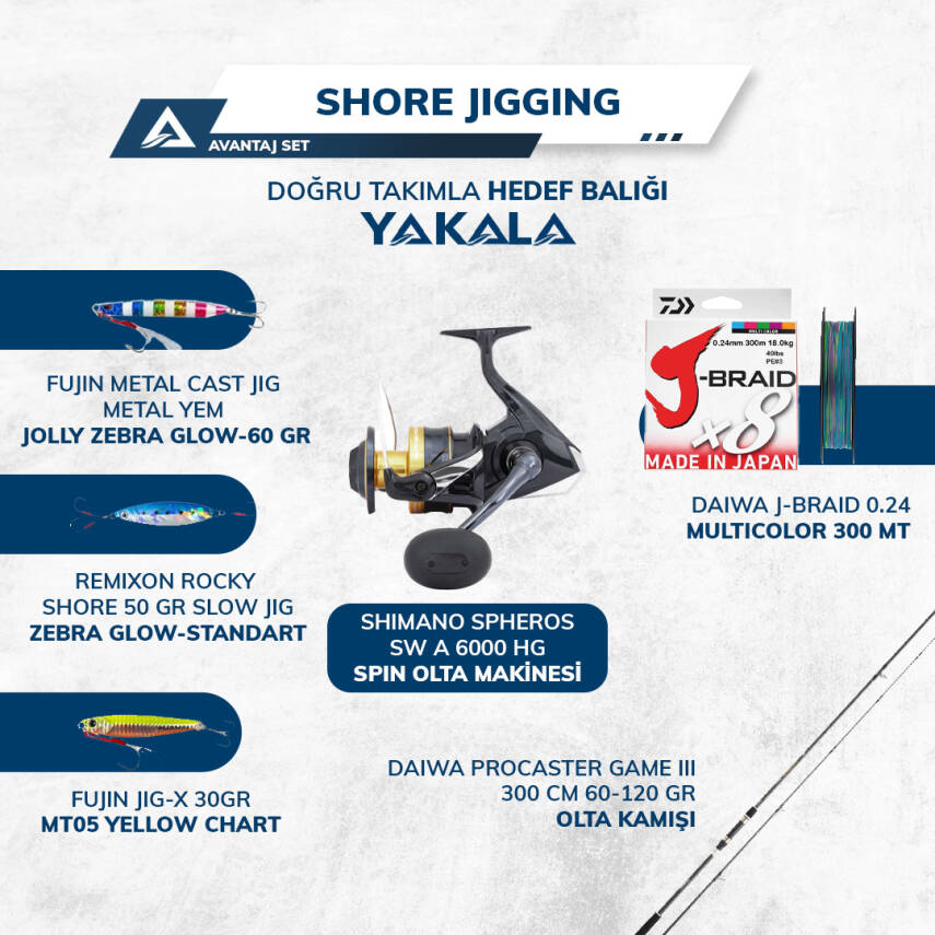 Shore Jigging Avantaj Paket Set! - 1