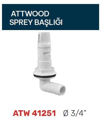 ATTWOOD- AERATOR SPRAY HEAD CN - 1