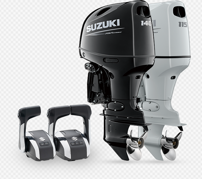 SUZUKİ DF 140 BTL UZUN ŞAFT MARŞLI TRİMLİ DİREKSİYONLU DENİZ MOTORU - 1