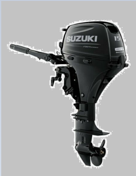 SUZUKİ DF15 AES KISA ŞAFT MARŞLI MANUEL DENİZ MOTORU - 1